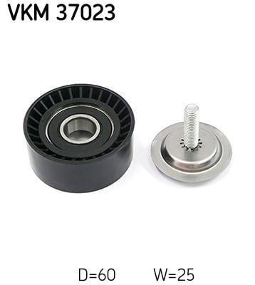 Galet enrouleur de courroie d'accessoire SKF ref. VKM 37023